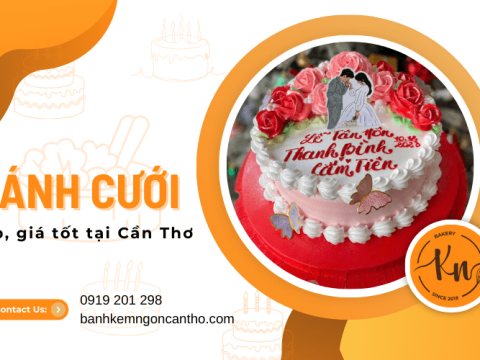 Địa chỉ đặt bánh cưới đẹp, giá tốt tại Cần Thơ