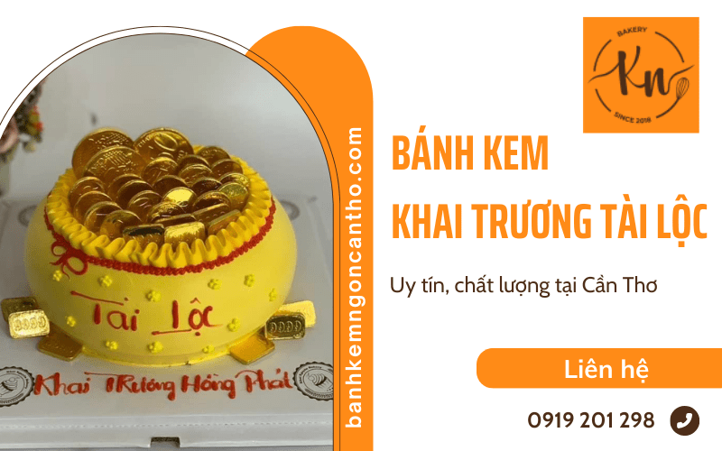 bánh kem khai trương