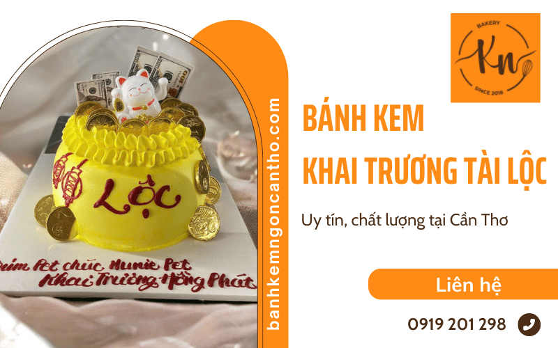 bánh kem khai trương