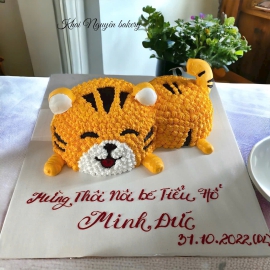 Mẫu bánh kem 12 con giáp thú nổi 1