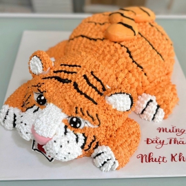 Mẫu bánh kem 12 con giáp thú nổi 2