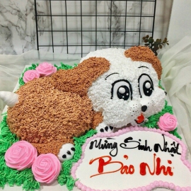 Mẫu bánh kem 12 con giáp thú nổi 4