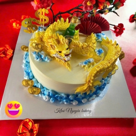 Mẫu bánh kem 12 con thú mini 1