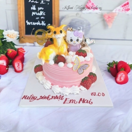 Mẫu bánh kem 12 con thú mini 13