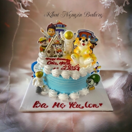 Mẫu bánh kem 12 con thú mini 4