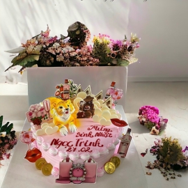 Mẫu bánh kem 12 con thú mini 5