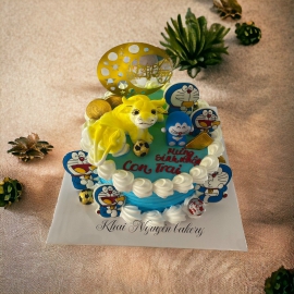 Mẫu bánh kem 12 con thú mini 8