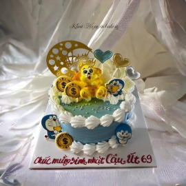 Mẫu bánh kem 12 con thú mini 9