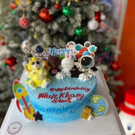 Bánh kem hoạt hình cho bé trai 6