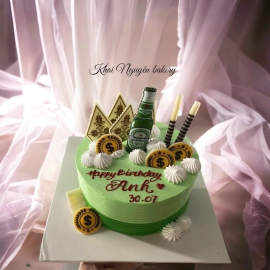 Mẫu bánh kem nam 18