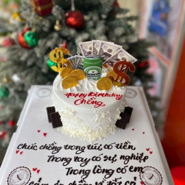 Mẫu bánh kem nam 8