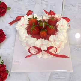 Bánh kem trái tim 06