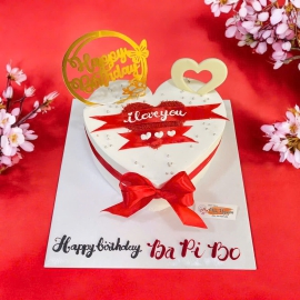 Bánh kem trái tim 11