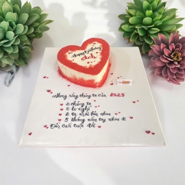 Bánh kem trái tim 15