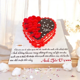 Bánh kem trái tim 19