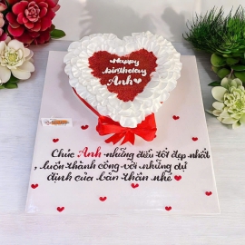 Bánh kem trái tim 21