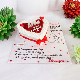Bánh kem trái tim 22
