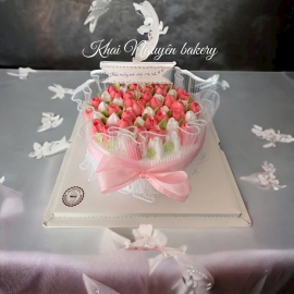 Mẫu bánh kem hoa 1