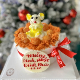 Mẫu bánh kem mặn chà bông phô mai trứng muối 10