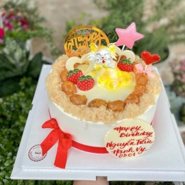 Mẫu bánh kem mặn chà bông phô mai trứng muối 16