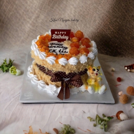 Mẫu bánh kem mặn chà bông phô mai trứng muối 6