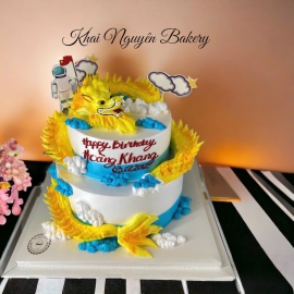 Mẫu bánh kem tầng liền bé trai 3