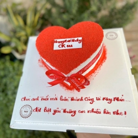 Mẫu bánh kem hình trái tim 16