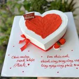 Mẫu bánh kem hình trái tim 21