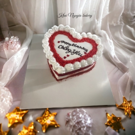 Mẫu bánh kem hình trái tim 22