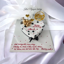 Mẫu bánh kem hình trái tim 27