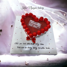 Mẫu bánh kem hình trái tim 28
