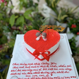 Mẫu bánh kem hình trái tim 32