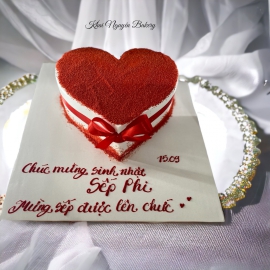 Mẫu bánh kem hình trái tim 5