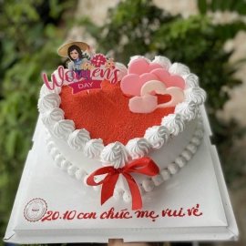 Mẫu bánh kem hình trái tim 8