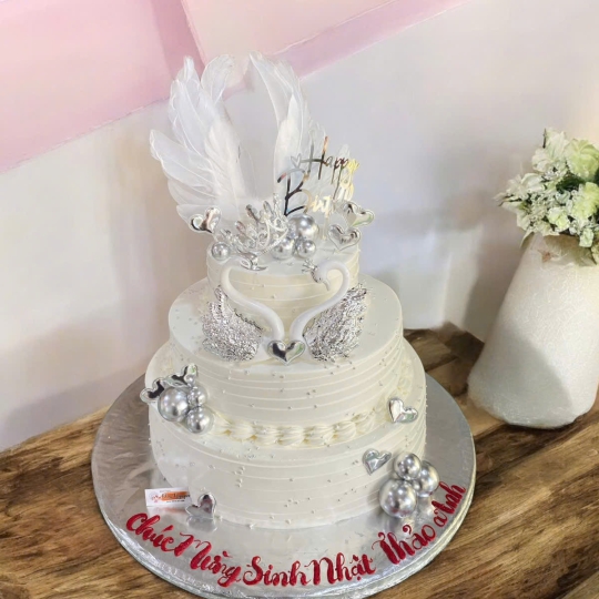 Bánh kem tầng liền 04