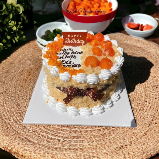 Mẫu bánh kem mặn chà bông phô mai trứng muối 5